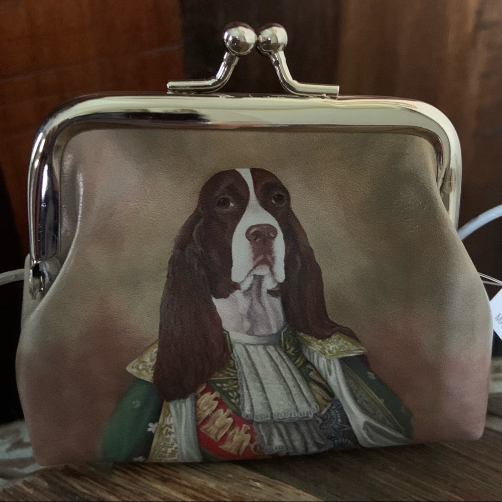 Regal Spaniel Dog Coin Purse
